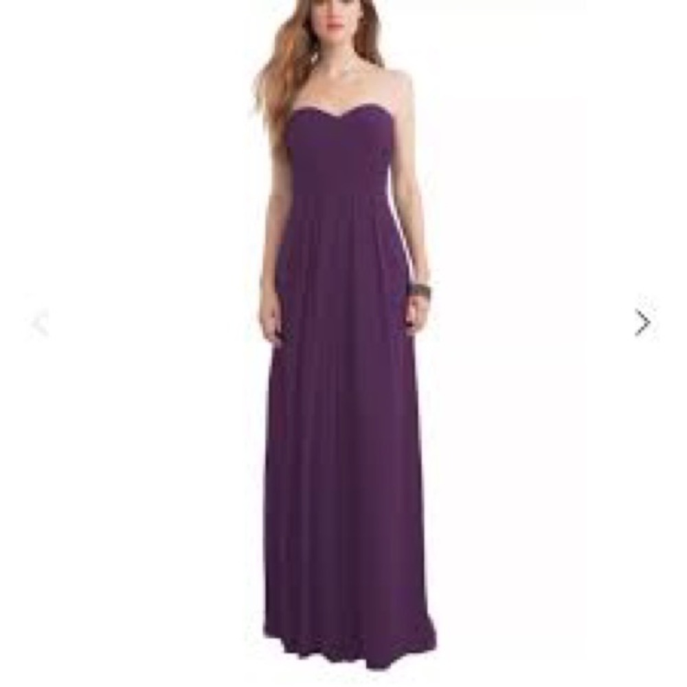 Bill Levkoff Strapless Bridesmaid Dress